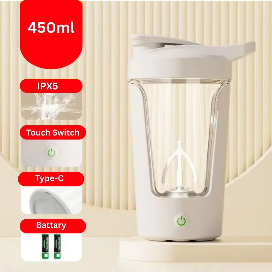 Electric Automatic Mixing Cup Portable Whey Protein Shaker Bottle Battery Powered Fully Automatic Stirring Cup for Home