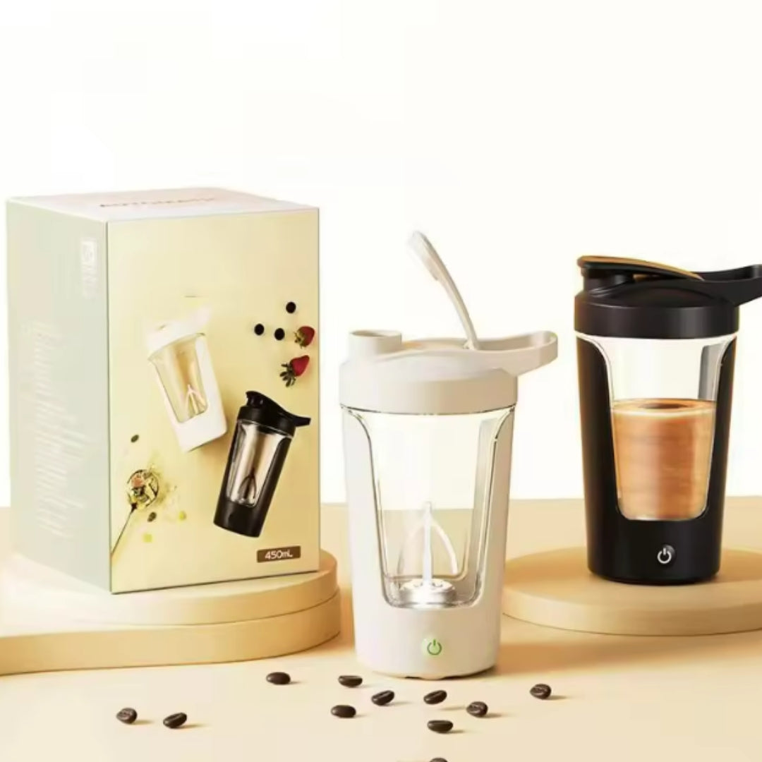 Electric Automatic Mixing Cup Portable Whey Protein Shaker Bottle Battery Powered Fully Automatic Stirring Cup for Home