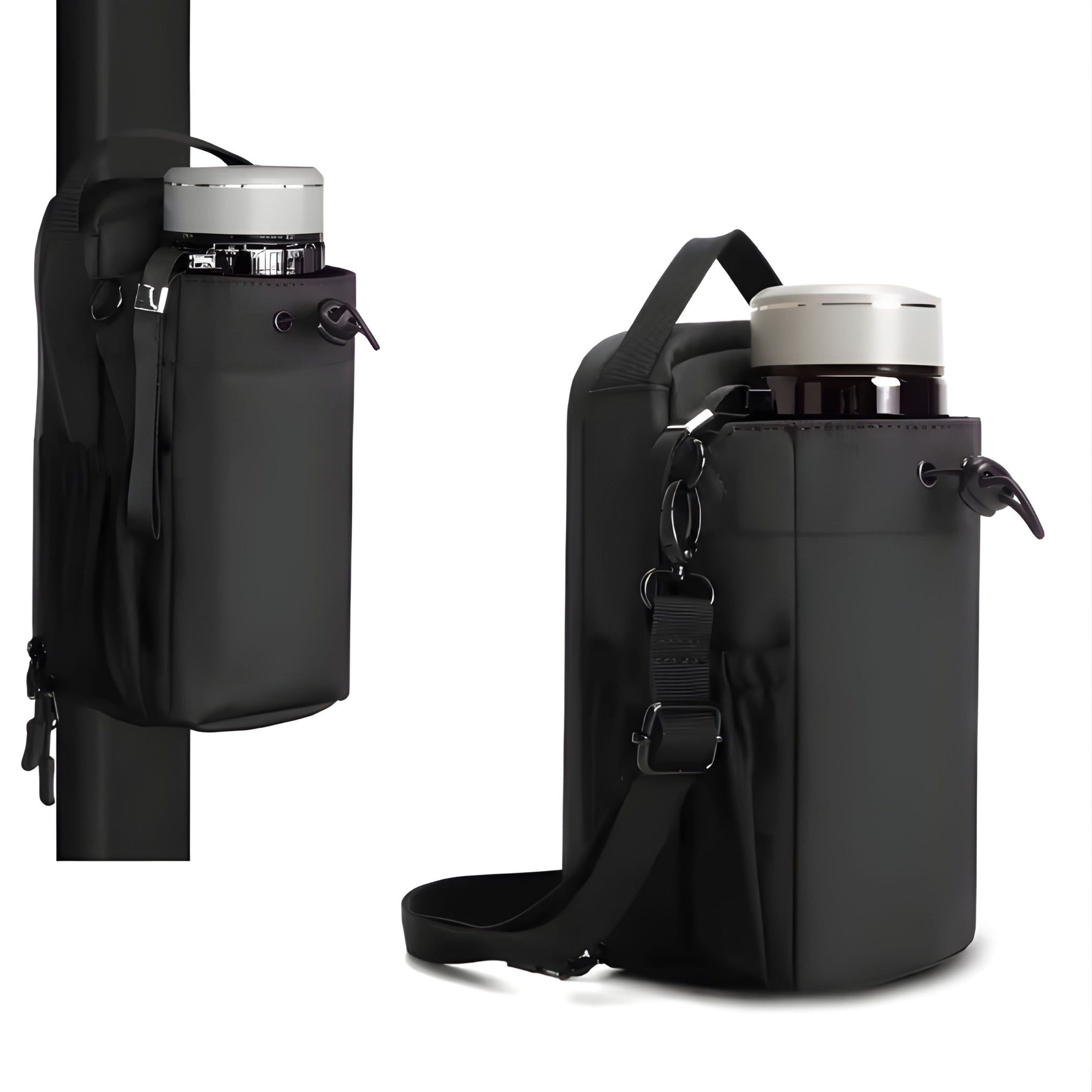 Magnetic Gym Bag Large Capacity Magnetic Carrier Bag with Phone Pocket Portable Gym Water Bottle Pouch Gym Accessories Organizer