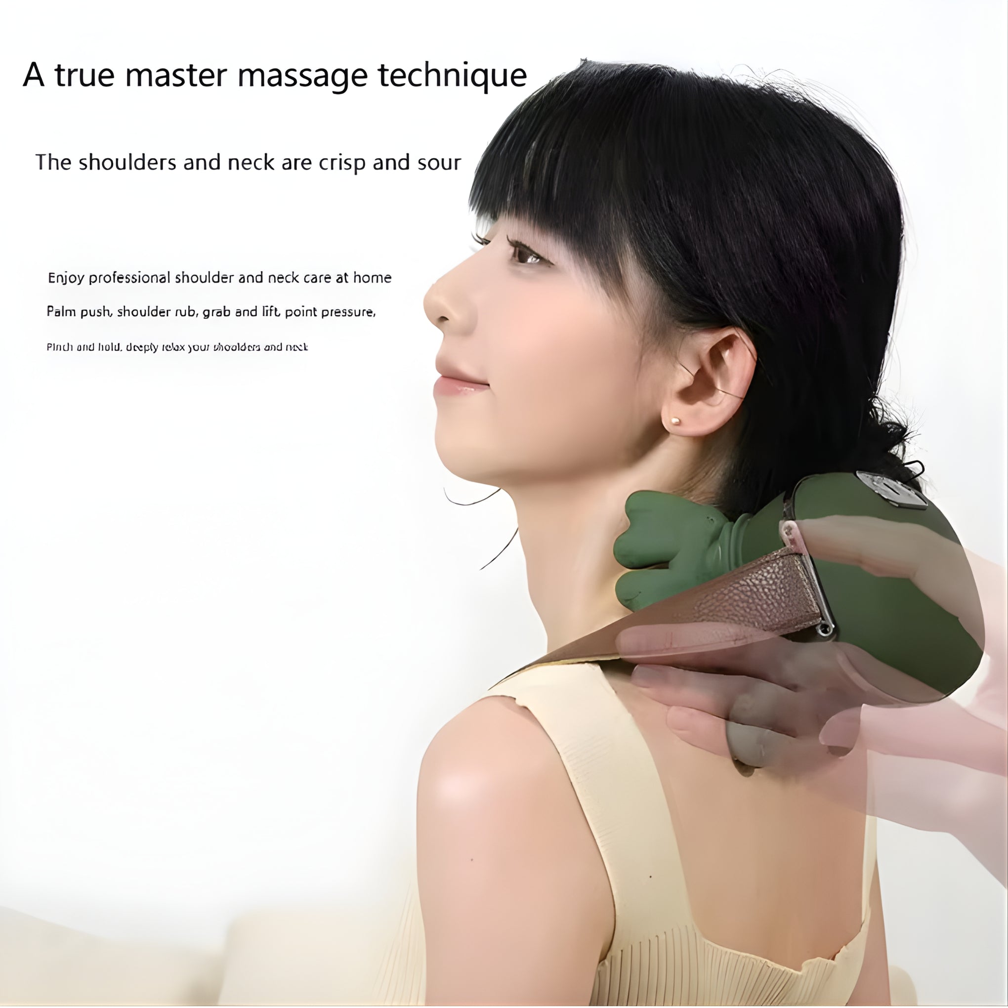 Electric Neck and Shoulder Muscle Massager Wireless Shoulder and Back Kneading Massage Shawl Neck Masajeador Relax Pain Relief