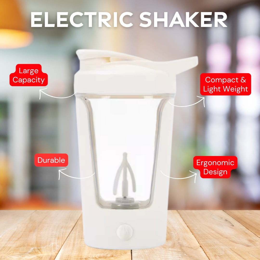 Electric Automatic Mixing Cup Portable Whey Protein Shaker Bottle Battery Powered Fully Automatic Stirring Cup for Home