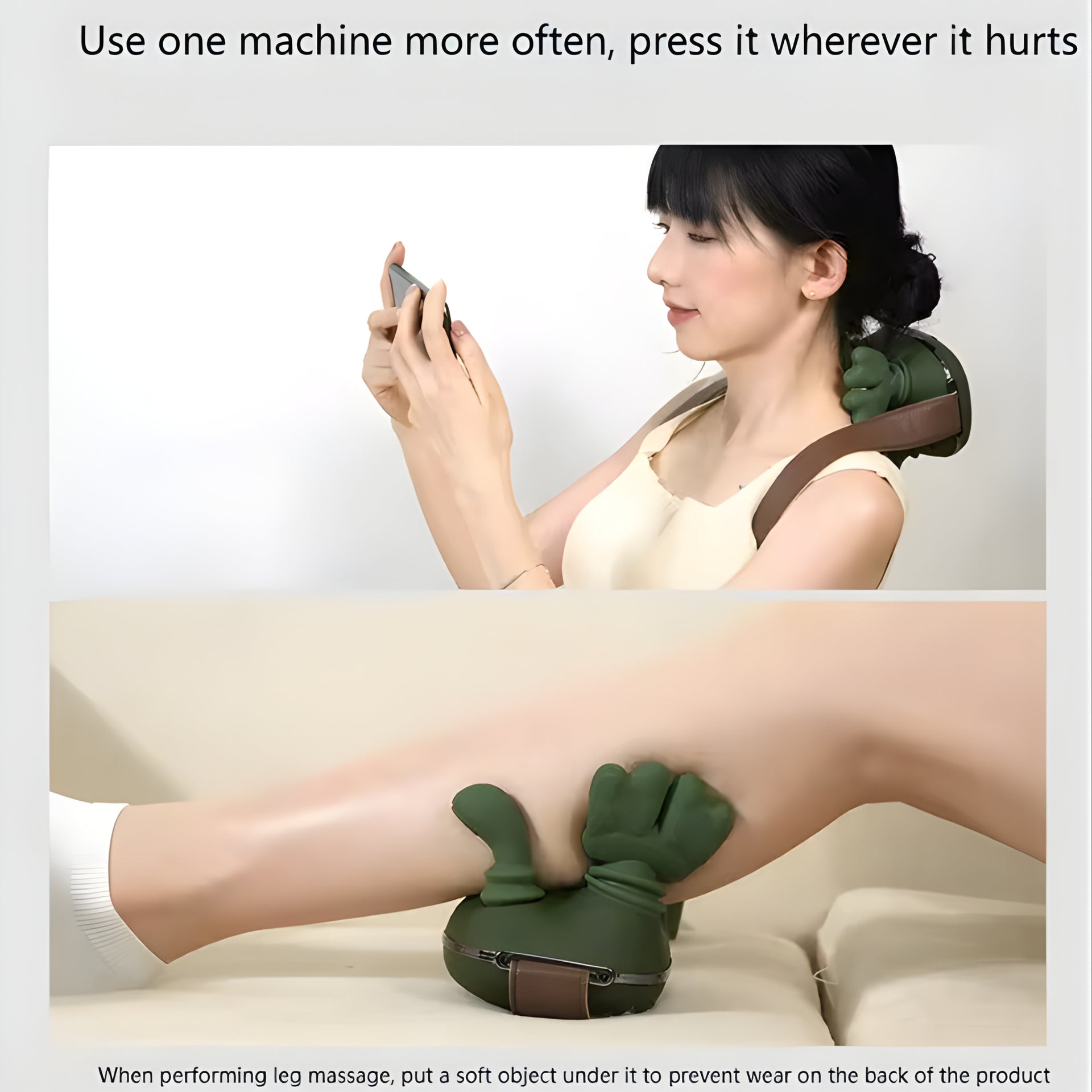 Electric Neck and Shoulder Muscle Massager Wireless Shoulder and Back Kneading Massage Shawl Neck Masajeador Relax Pain Relief