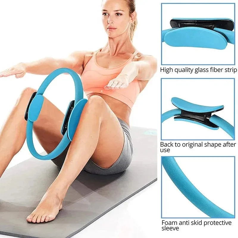 Enhance Your Yoga Practice with the Multifunctional Pilates Ring for Strengthening Pelvic Floor Muscles and Improving Flexibility