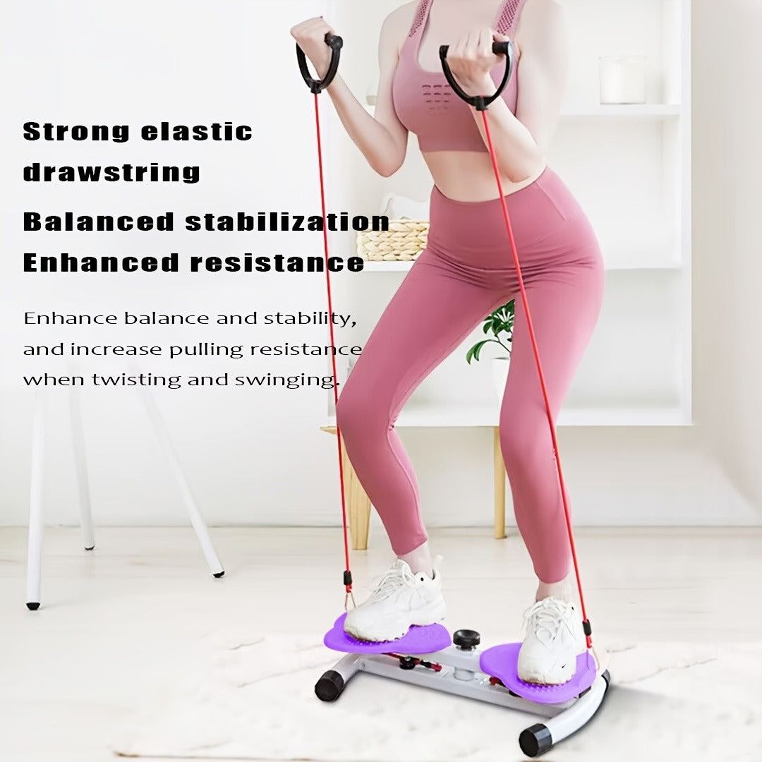 Transform Your Fitness Routine with the Waist Twist Exercise Machine - The Ultimate Noise-Free Home Gym Equipment for Weight Loss and Core Strength!